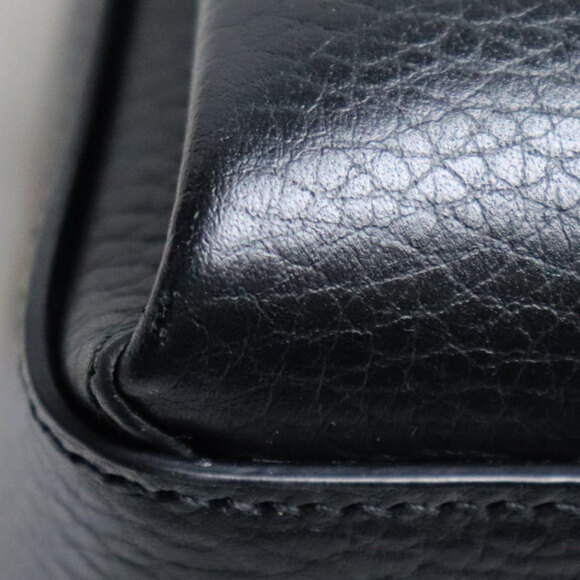 Gucci Interlocking G Shoulder Bag Black - Picture 4 of 5